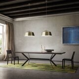  Redo 01-1102 - Visilica na sajli AYLA 1xE27/42W/230V, prečnik 56 cm, zlatna | Eponuda.com