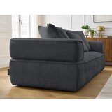 Bobochic Paris Temno siva sedežna garnitura iz šenilje 237 cm Whesley – | Shoptok.si