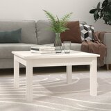 vidaXL stolić za kavu bijeli 55x55x30 cm od masivne borovine Cijene