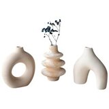 WALLXPERT Set vaza Glamour Candle 5 komada, 8x8x10 cm, 3 komada, bež | Eponuda.ba