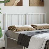 vidaXL Kovinsko vzglavje belo 120 cm Cene
