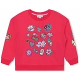 Marc Jacobs Otroški bombažen pulover rdeča barva