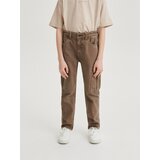 Reserved - Hlače classic denim regular - Rjava | Shoptok.si