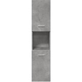  3-dijelni set kupaonskog namještaja siva boja betona drveni 60 x 38.5 x 46 cm | shoptok.hr