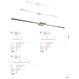  Redo 01-3273 - ASTON LED kupatilsko osvetljenje za ogledalo, 18W/230V, IP44, crna | Eponuda.com