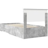  Krevetna konstrukcija s ladicama Betonska siva 90 x 200 cm | Eponuda.ba