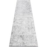 RugsX Preproge Preproga AKRIL VALS 3943 Overdubbed labirint siva 80x300 cm Siva | Shoptok.si