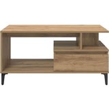 vidaXL Klubska miza artisan hrast 90 x 49 x 45 cm Konstruiran les | Shoptok.si