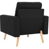  2-dijelni set sofa od tkanine crni | shoptok.hr