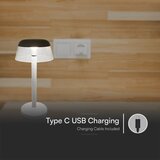  LED prigušiva punjiva dodirna stona lampa LED/3W/5V 3000-6000K bela | Eponuda.com