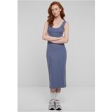 UC Ladies Women's Long Rib Dress - Blue Cene