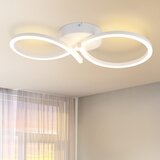 Nettlife LED stropna svetilka za dnevno sobo 24 W bela moderna kreativna kuhinjska svetilka 3000 K toplo bela, (22111215) | Shoptok.si