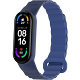INF Silikonski magnetni pašček za Xiaomi Mi Band 3/4/5/6/7 Blue, (5000085921) | Shoptok.si