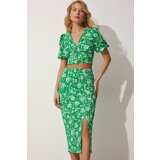 Happiness İstanbul Two-Piece Set - Green - Regular fit Cene