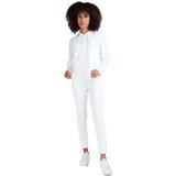 Leone 1947 Trenirka komplet Woman Tracksuits Luxury Bela | Shoptok.si