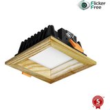  APLED - LED ugradna SQUARE WOODLINE LED/3W/230V 3000K 9x9 cm jasen masiv Cene
