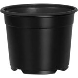  Okrugla saksija za cveće 200 pcs Crna Ø 10 x 8 cm Plastika | shoptok.hr