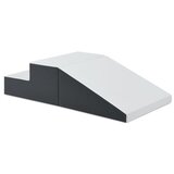 Mehka igrala, mehki gradniki, 2 kosa, belo - siv komplet | Shoptok.si
