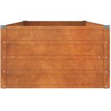  Povišena vrtna gredica boja hrđe 160 x 80 x 45 cm čelik COR-TEN | Eponuda.ba
