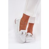 VINCEZA Perforated Ballet Flats Made Of Natural Leather | shoptok.hr
