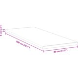  Nadvložek Bela 80 x 200 cm Jacquard tkanina, (5000202727) | Shoptok.si