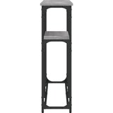  Konzolni stol siva boja hrasta 145x22,5x75 cm konstruirano drvo | Eponuda.ba
