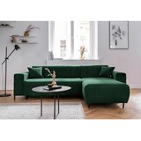 MID.YOU KOTNA SEDEŽNA GARNITURA, rebrasti žamet temno zelena | Shoptok.si
