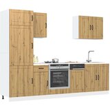  7-dijelni set kuhinjskih ormarića Kalmar konstruiranog drva | shoptok.hr