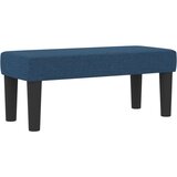  Postelja s škatlastim vzmetenjem z vzmetnico in klopjo modra 80x200 cm tkanina, (22082871) | Shoptok.si