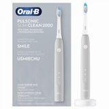 Oral-b ELEKTRIČNA ZOBNA ŠČETKA ORAL B PULSONIC SLIM CLEAN 2000 GREY | Shoptok.si
