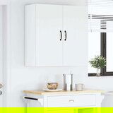 vidaXL Stenska kuhinjska omarica Bela 80 x 31 x 80 cm Konstruiran les | Shoptok.si