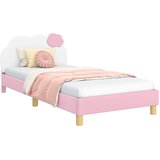  Krevet za djecu s uzglavljem Ružičasta 90 x 190 cm PU | shoptok.hr