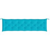  Jastuk za vrtnu klupu tirkizni 200 x 50 x 7 cm od tkanine | shoptok.hr