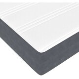  Krevetna konstrukcija Tamno siva 200 x 200 cm tkanina | shoptok.hr