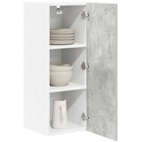 Viseći ormarić 2 pcs Beton siva i bijela 30 x 31 x 80 cm | Eponuda.ba