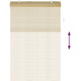 Rolo zavjesa Prirodna 160 x 220 cm Bambus | shoptok.hr