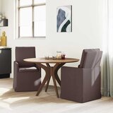  Trpezarijske stolice 2 pcs Tamno smeđa 57 x 67 x 98 cm tkanina | Eponuda.ba