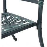  5-dijelni vrtni blagovaonski set zeleni lijevani aluminij | shoptok.hr