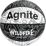 Agnite Lopta za košarku F1166, Crno - bela Cene