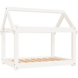 Krevet za pse bijeli 81 x 60 x 70 cm od masivne borovine | Eponuda.ba