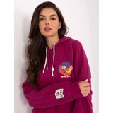 Sublevel Sweatshirt-D10600BK02784A-fuchsia Cene