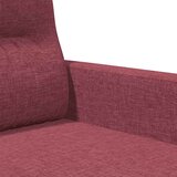  Dvosjed od tkanine crvena boja vina 140 cm | shoptok.hr