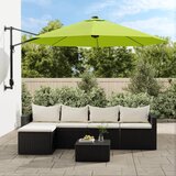vidaXL Zidni suncobran svjetlozeleni 290 cm | shoptok.hr