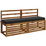  Jastučić za klupu SOEST 100% poliester Antracit 140 x 40 x 8 cm | shoptok.hr