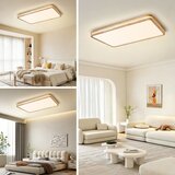 Brilagi LED prigu&amp;scaron;iva svetiljka MOLINA SQUARE LED/128W/230V hrast 90x60 cm + daljinski upravljač Slike