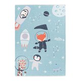 Kayoom RAVNO TKANA PREPROGA 115/170 cm tkano modra | Shoptok.si