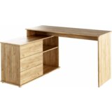 Kondela Univerzalna vogalna računalniška miza, hrast artisan, TERINO | Shoptok.si