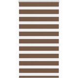 vidaXL zebra senčilo rjave 70x150 cm tkanina širina 65,9cm poliester | Shoptok.si