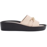 GOODIN Beige women's flip-flops with a chain | Shoptok.si