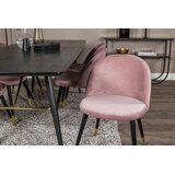 Venture Home Velvet blagovaonska stolica, puder roza, set od 2 Slike